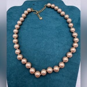 Vintage Carolee Pearl Choker Necklace